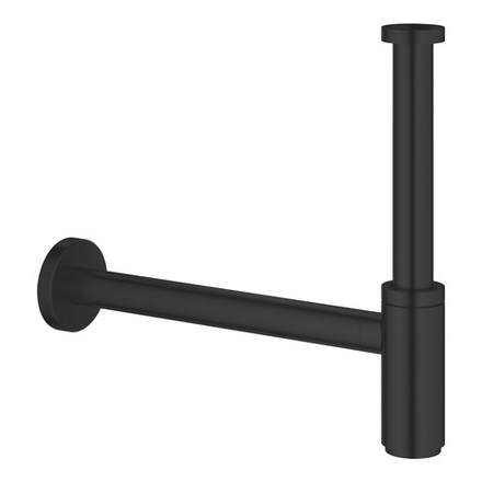 Сифон GROHE 1/4″, черный матовый (295032430)