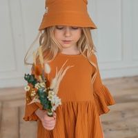 Платье муслиновое "Орех"