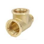 Тройник латунь переходной Ду 20х20х15 (3/4"х3/4"х1/2") ВР/ВР/НР VALFEX VF.134.L.034.034.012