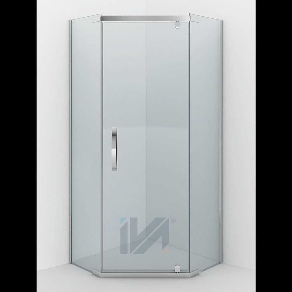 Душевое ограждение IVA E2PS90C 900*900*2000 без поддона, прозрачное стекло, 8 мм.