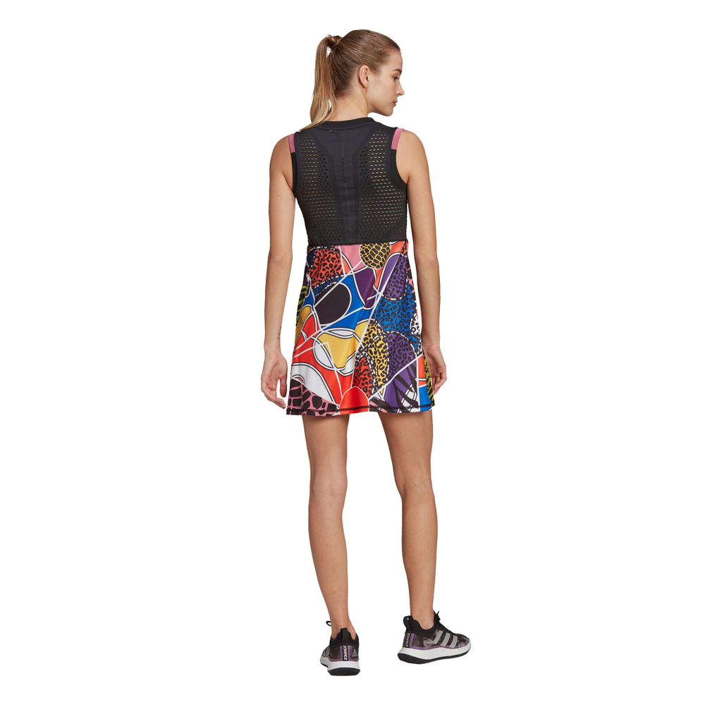 Женская теннисное платье adidas Tapered RM Dress Women - Black, Multicoloured