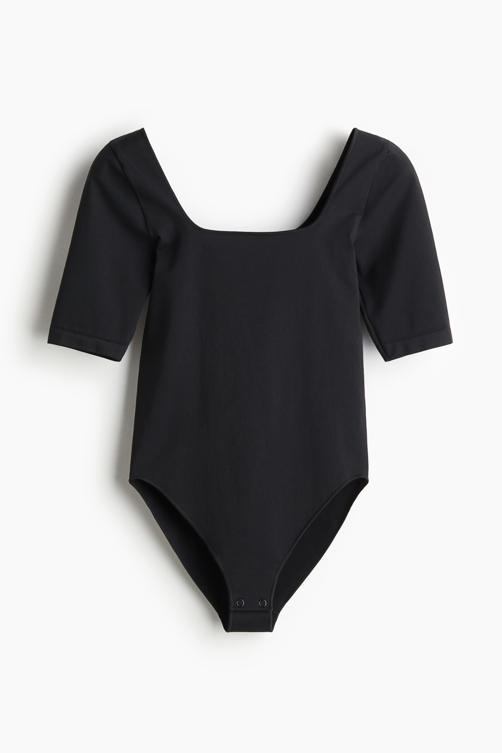 Боди Seamless Light Shape — Чёрный - H&M
