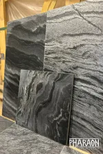 Плитка-сланец Silver Grey, полированная поверхность Pharaon 300x300x12