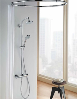 Душевая панель (с термостатом) 27185000 Croma 220 Showerpipe
