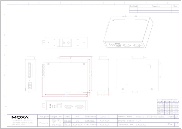 MGate 4101-MB-PBS