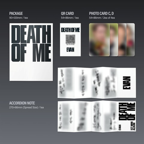 Альбом EVAN - DEATH OF ME [Weverse Albums ver.]