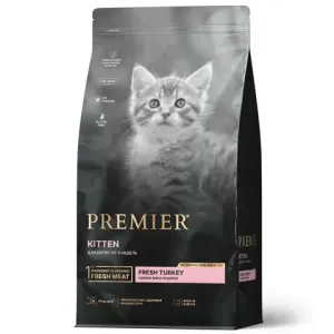 Сухой корм Premier Cat Turkey Kitten для котят из свежей индейки