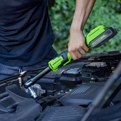 Гайковерт-трещотка Greenworks GD24RWX удлиненная, 24V, бесщеточная, 1/2", 80Нм, редуктор 170 мм