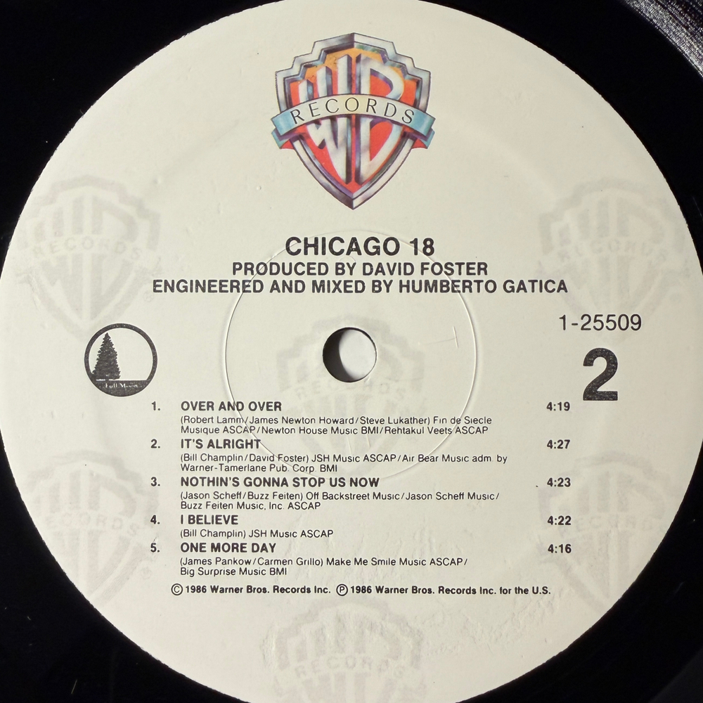 Chicago ‎– Chicago 18 (США 1986г.)