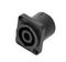 Adam Hall K4PSM4BLK - разъем SpeakON (M), 4-pin, панельный