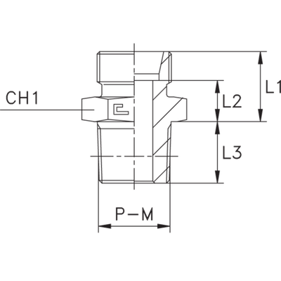 Штуцер FC DS38 NPT 1.1/2 (корпус)