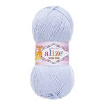 Пряжа Alize (Ализе) Cotton Gold / уп.5 мот. по 100 г, 330м, 513 кристально-синий A