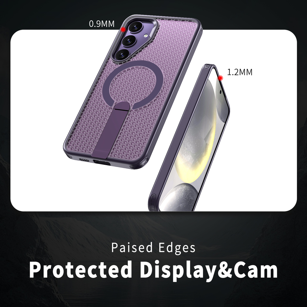 Прозрачный чехол Mesh Pro Magnetic Case для Samsung Galaxy S26 FE