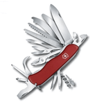 Нож Victorinox WorkChamp XL, 111 мм, 31 функция, с фиксатором лезвия, красный
