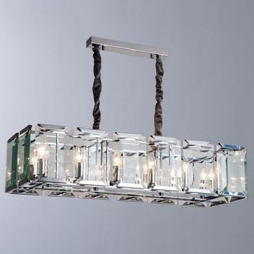 Люстра подвесная 1100/02 SP-12 хром Ostin Divinare