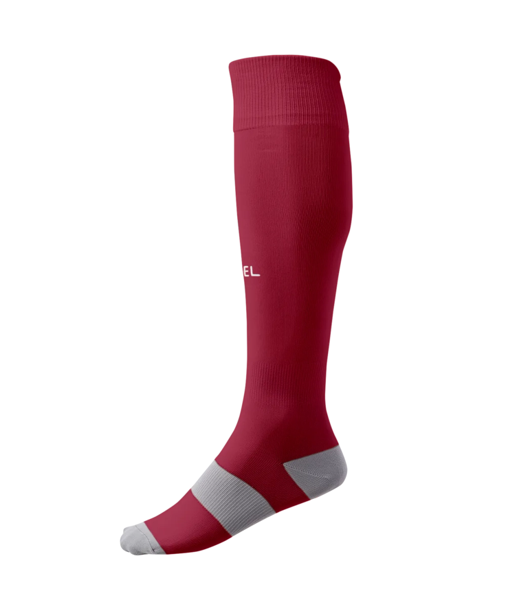 Гетры футбольные CAMP BASIC SOCKS, гранатовый/серый/белый