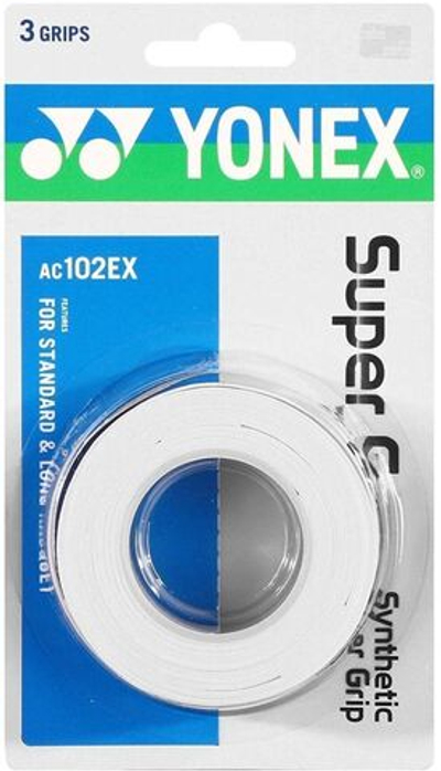 Теннисные намотки Yonex Super Grap 3P - white