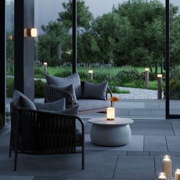 Фасадный светильник 6W 2700K 7190/6WL белый/коричневый CANDELA Odeon Light