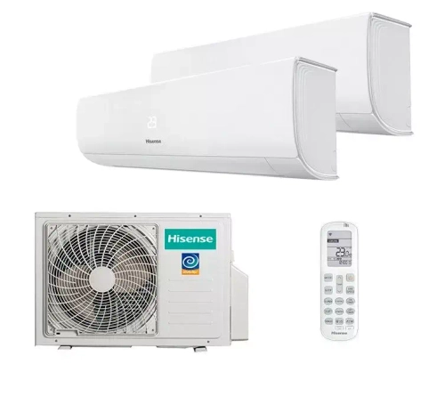 Мульти сплит-система Hisense на 2 комнаты (35+20 кв.м.) Zoom