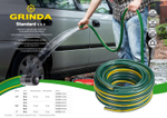 GRINDA STANDARD, 3/4″, 50 м, 15 атм, трёхслойный, армированный, поливочный шланг (429000-3/4-50)