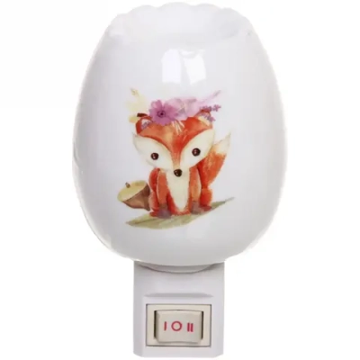 Ночник-светильник «Лиса» 11*6,5см керамический 5W 220V