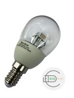 Светодиодная LED лампа G45 4,2W E14 тёпл 5шт
