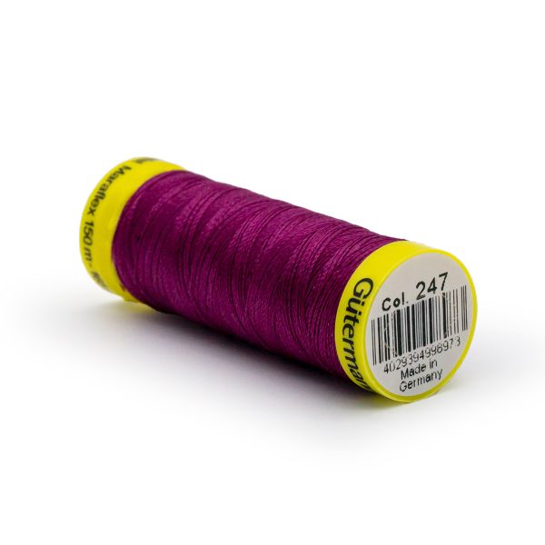 Нитки для трикотажа Gutermann Maraflex 120 (150 метров), 5 кат. | 247 фуксия