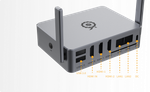 Алюминиевый корпус для Orange Pi 5 PLUS