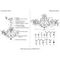 Потолочная люстра Crystal Lux Esmiralda PL9 Gold