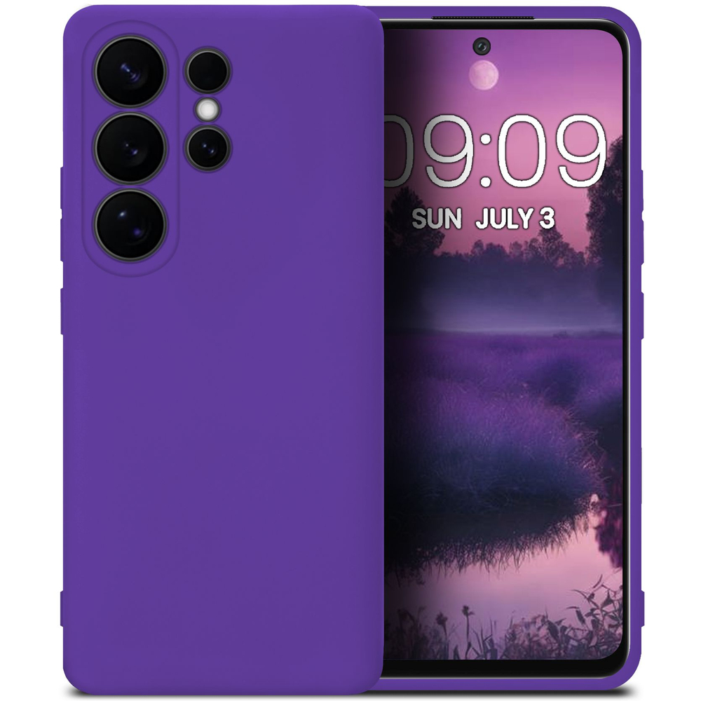 Мягкий Soft Touch чехол из силикона для SAMSUNG GALAXY S26 ULTRA с бархатной подкладкой