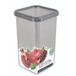 Банка для продуктов пластиковая1,6л «Crystal»