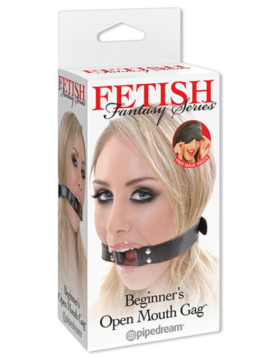 Кольцо расширитель для начинающих Beginner's Open Mouth Gag см внутренний диаметр Fetish Fantasy Series (Цвет: черный)