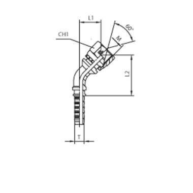 Фитинг DN 08 DKM (Г) 18x1.5 (45)