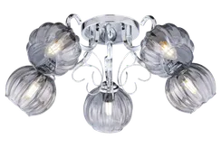 Люстра потолочная Rilon 06663/5 CHROME, 5×40 Вт, хромированная