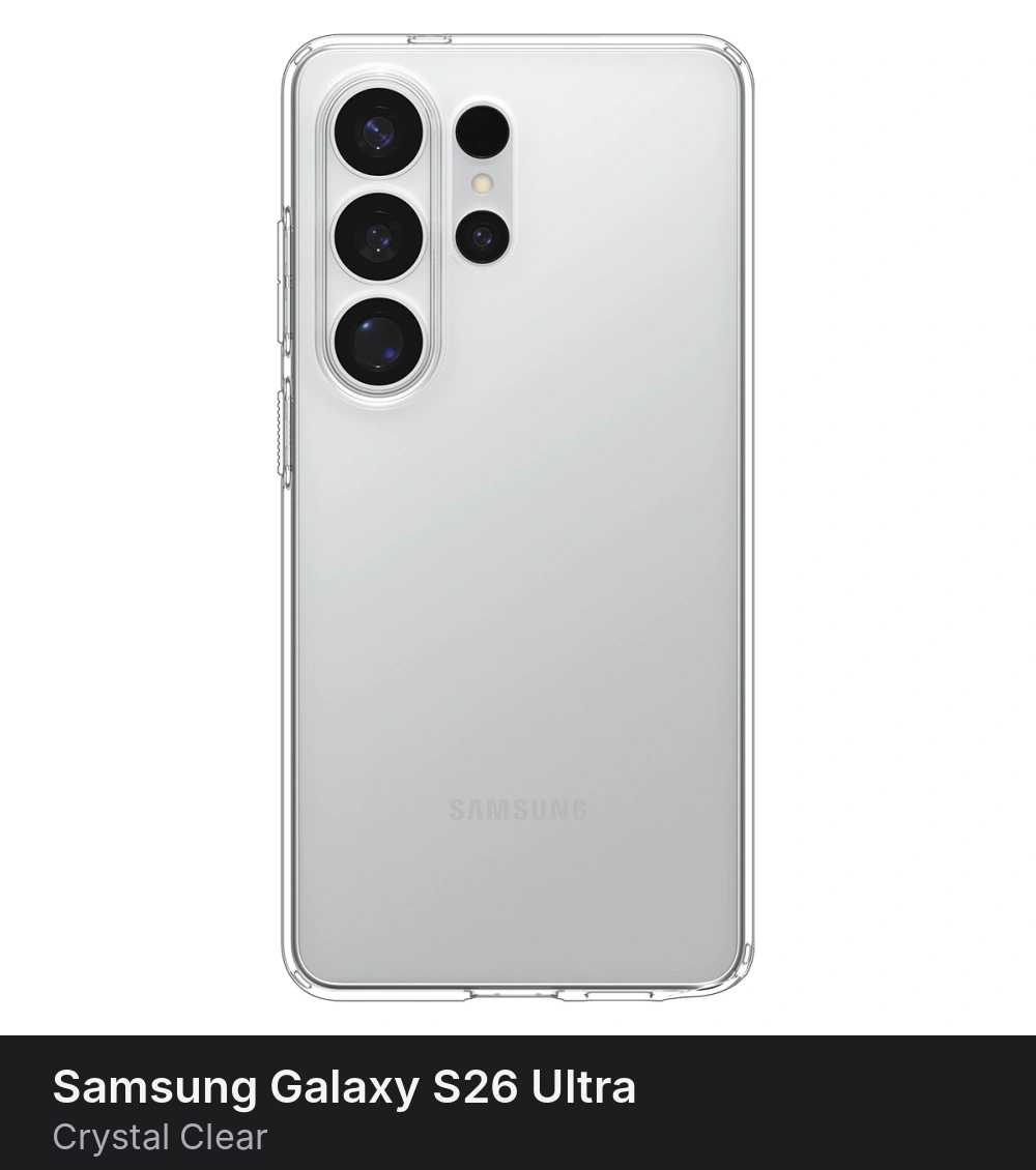 Чехол Spigen Liquid Crystal для Samsung Galaxy S26 Ultra Crystal Clear