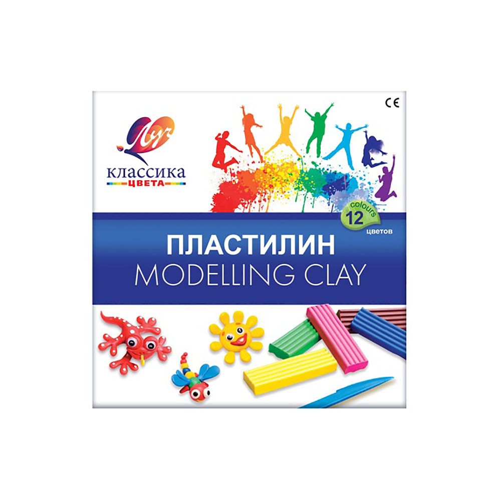 Пластилин Классика 12 цветов, 7С-331-08
