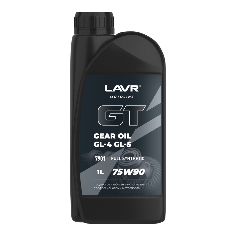 Трансмиссионное масло LAVR MOTOLINE GT GEAR OIL 75W90 GL-4/GL-5, 1л