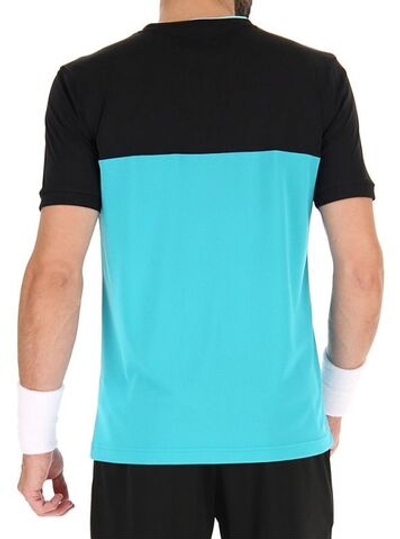 Мужская теннисная футболка Lotto Superrapida VI T-Shirt 2 - blue bird