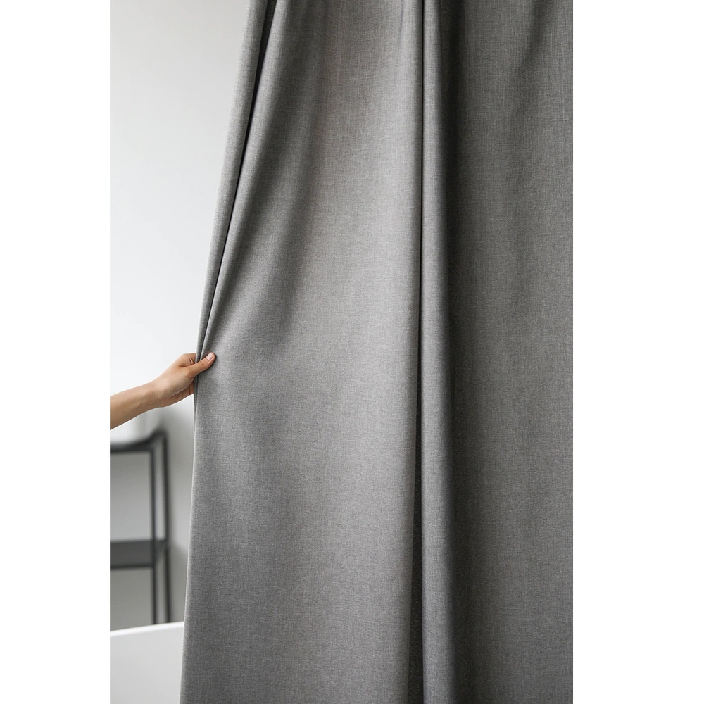 Шторка для ванной 240х200 Carnation Home Fashions Linen Grey