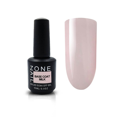 OneNail Base Coat Milk - База каучуковая для гель-лака, 15мл