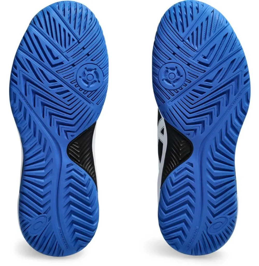 Детские теннисные кроссовки Asics Gel-Dedicate 8 GS - black/tuna blue