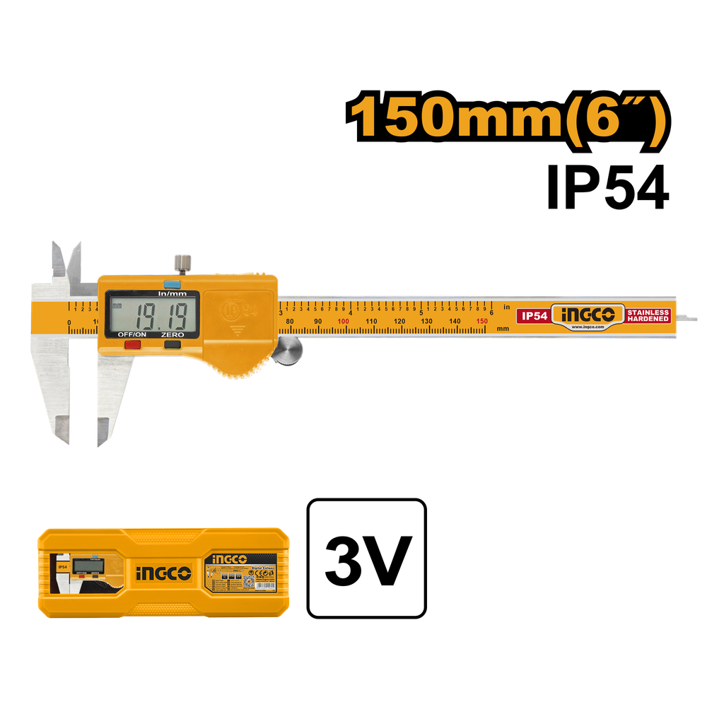 Штангенциркуль цифровой 0-150 мм INGCO HDCD28150 Штангенциркуль цифровой 0-150 мм INGCO HDCD28150