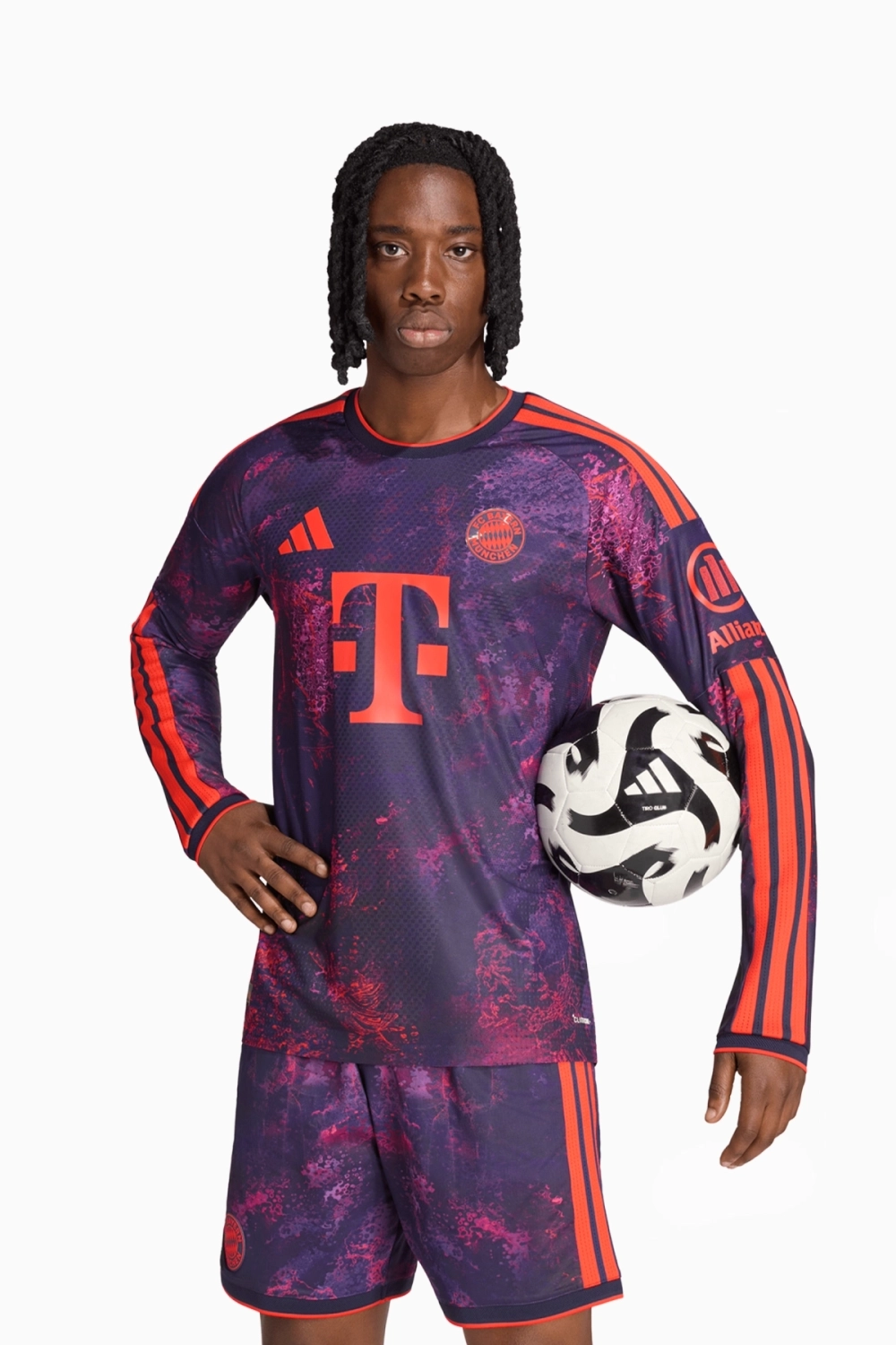 Футболка с длинными рукавами adidas FC Bayern 26/27 3rd Authentic - фиолетовый