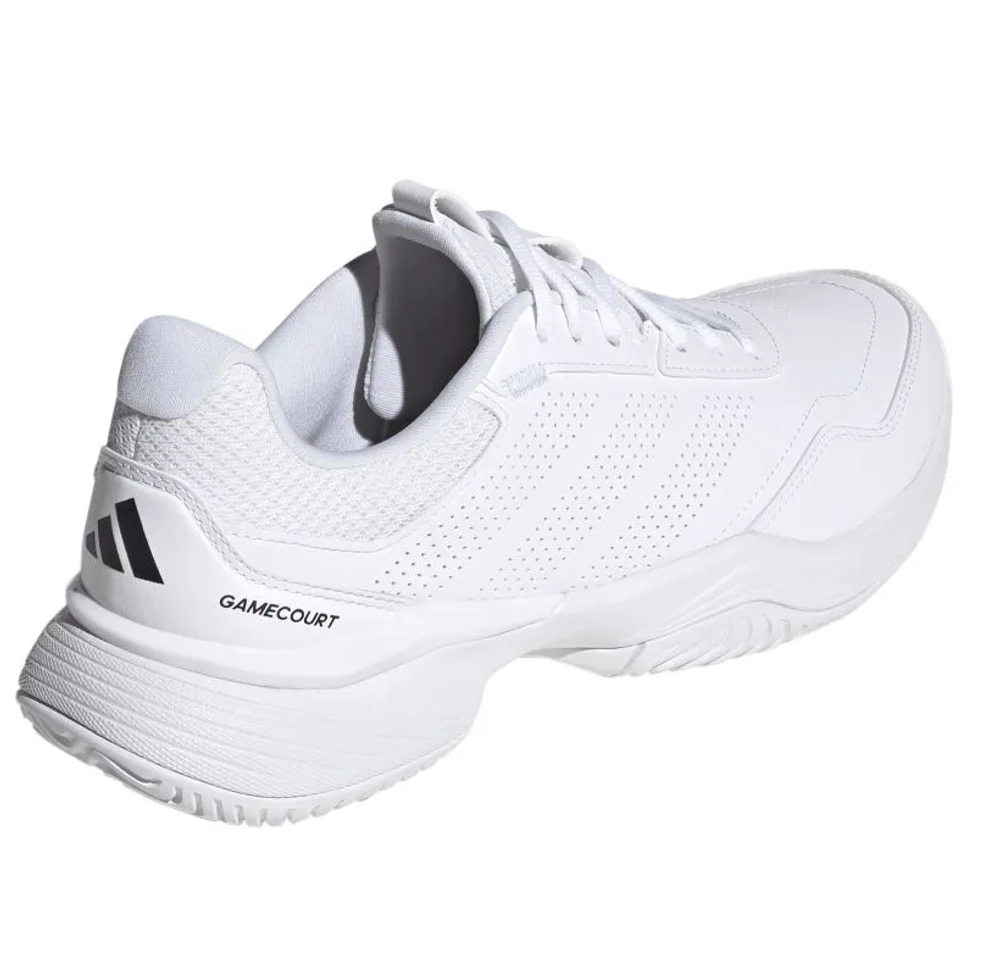 Теннисные кроссовки Adidas GameCourt 3 Synthethic Leather M - cloud white/ cloud white/core black