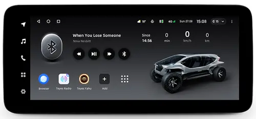 Магнитола для Mercedes-Benz GLA (X156) 2013-2015 NTG 4.5/4.7 - Teyes LUX ONE монитор 12.3", Android 10, Быстрая, CarPlay, 4G SIM-слот