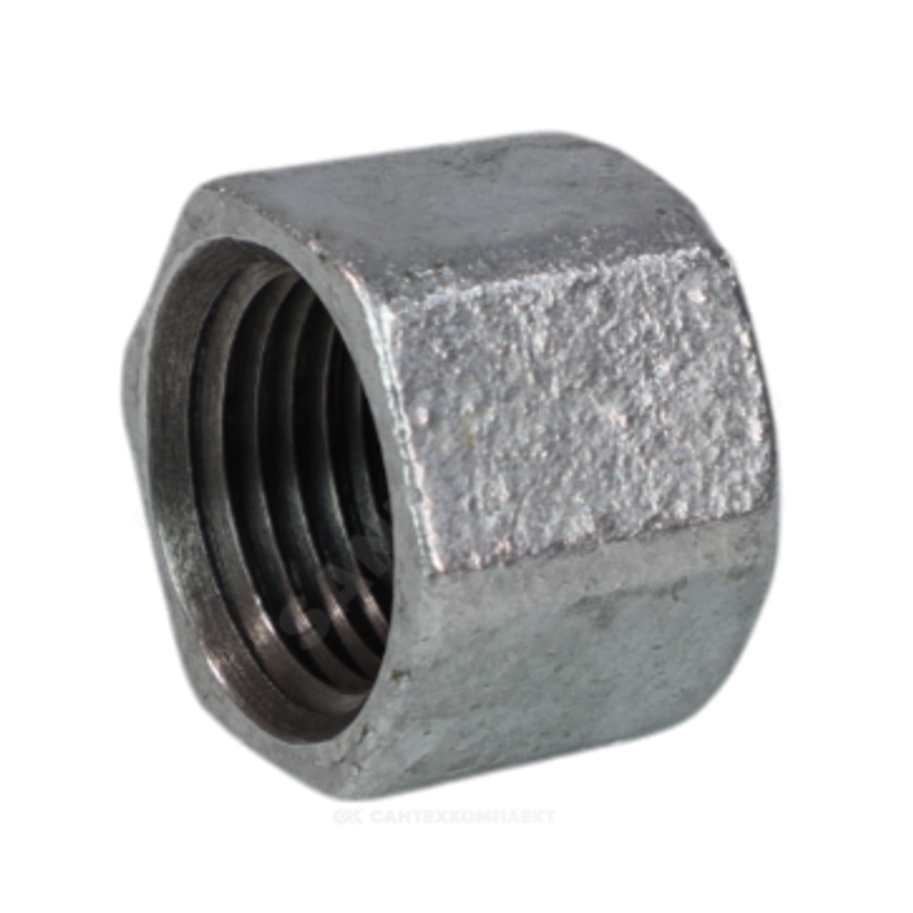 Заглушка чугун оц Ду 32 (1 1/4") ВР Fittex PLUS