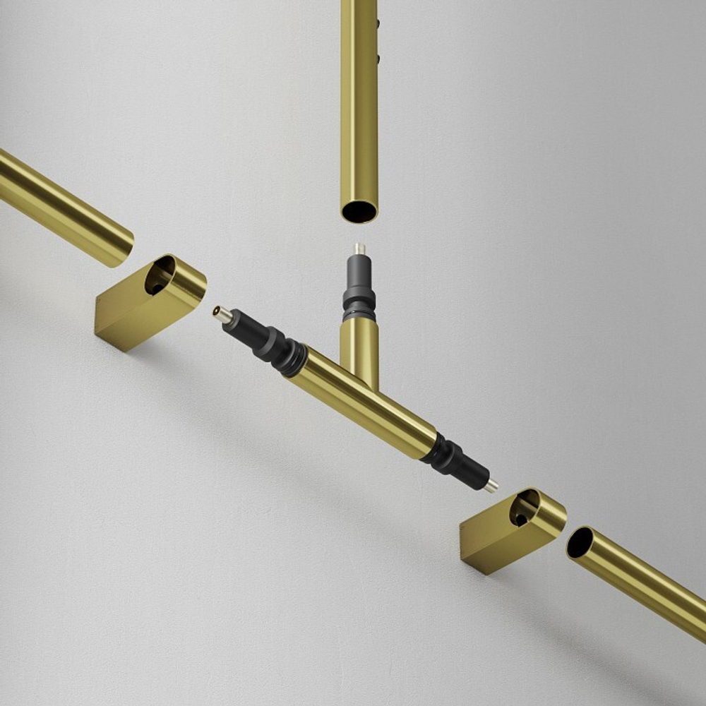 Соединитель T-образный для модульных светильников Maytoni Accessories for system Axity CA007TC-BS