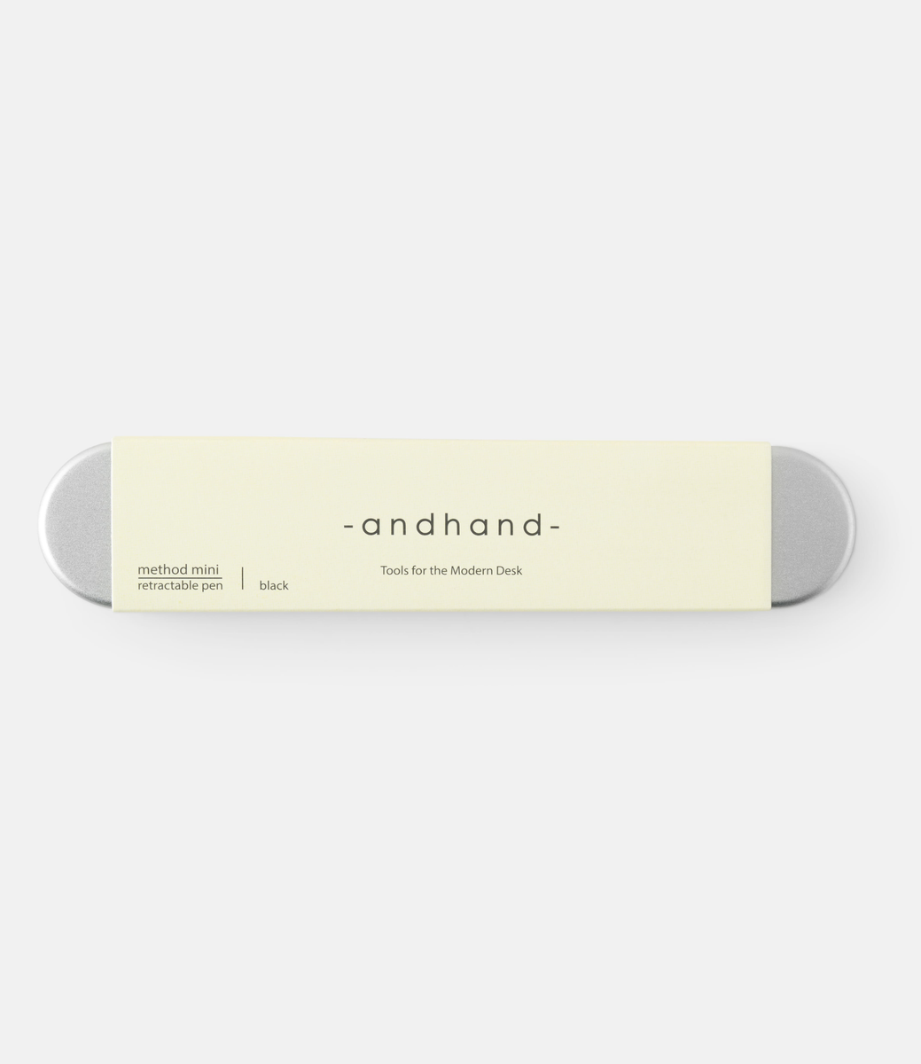 Andhand Method Pen Black — ручка из алюминия с поворотным механизмом