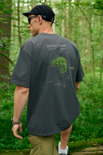 Футболка Nothomme Mountain Wild 5A AntiBacterial T-Shirt "Graphite Grey"