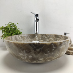 Раковина из оникса Bowl Grey BO-61039 45x45x15 из натурального камня